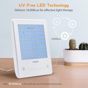 Miroco Light Therapy Lamp - Happy Light